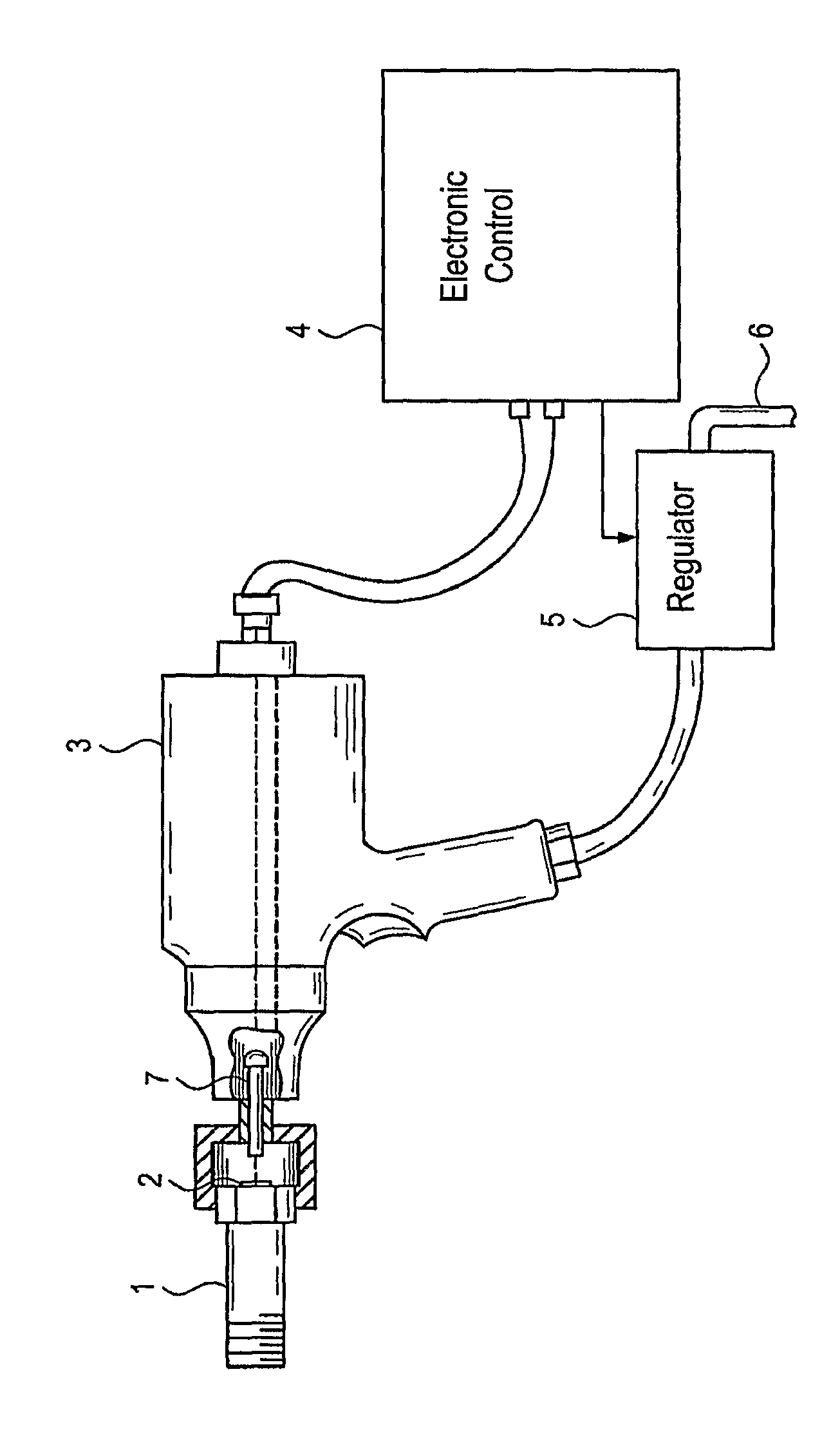 System for dynamically controlling the torque output of a pneumatic tool