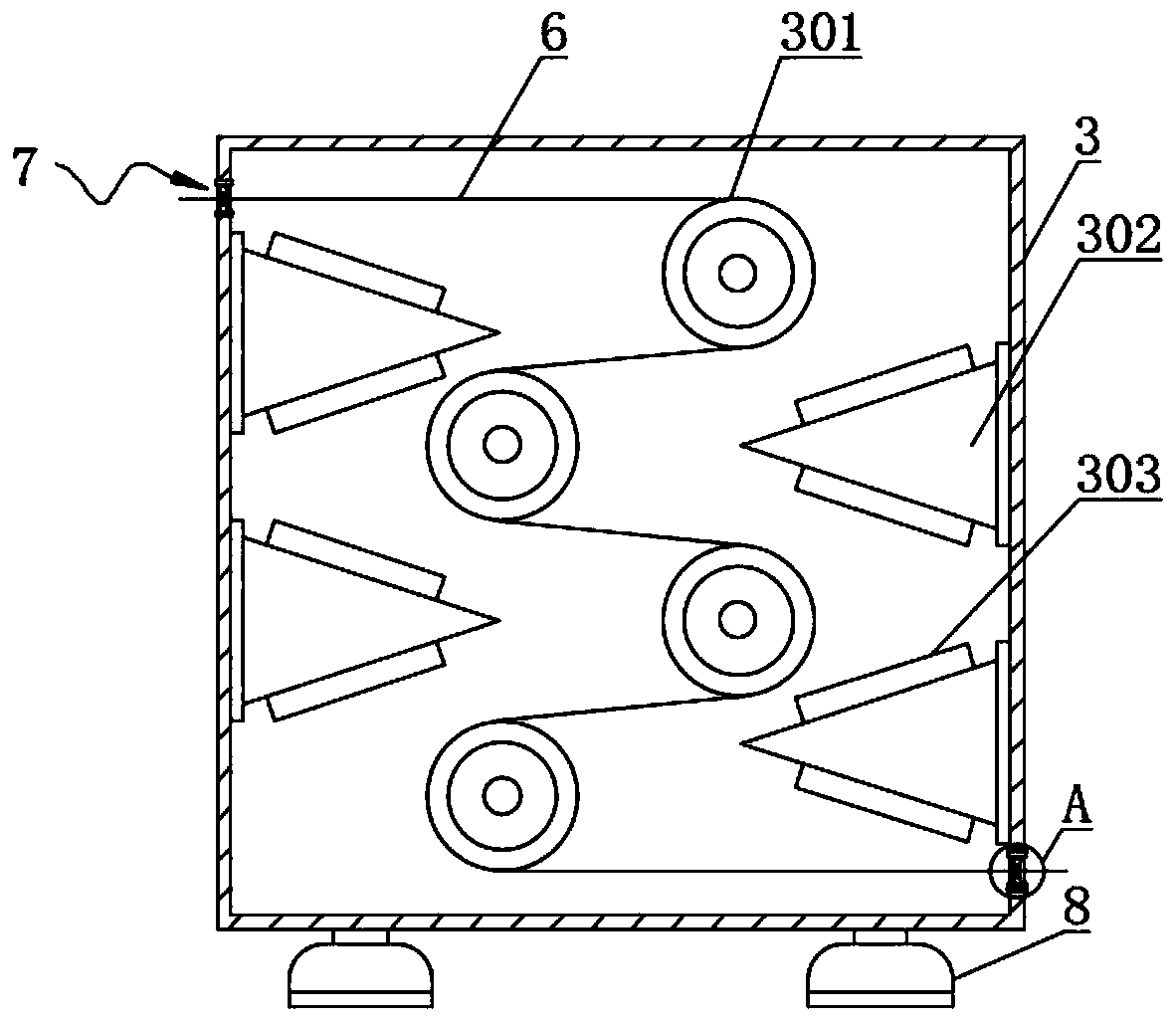 Device for treating yarns by applying plasma technology