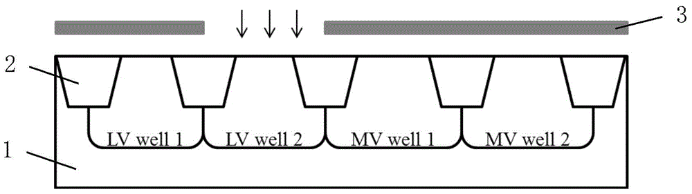 Method of forming CMOS well with mask saved