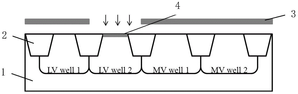 Method of forming CMOS well with mask saved