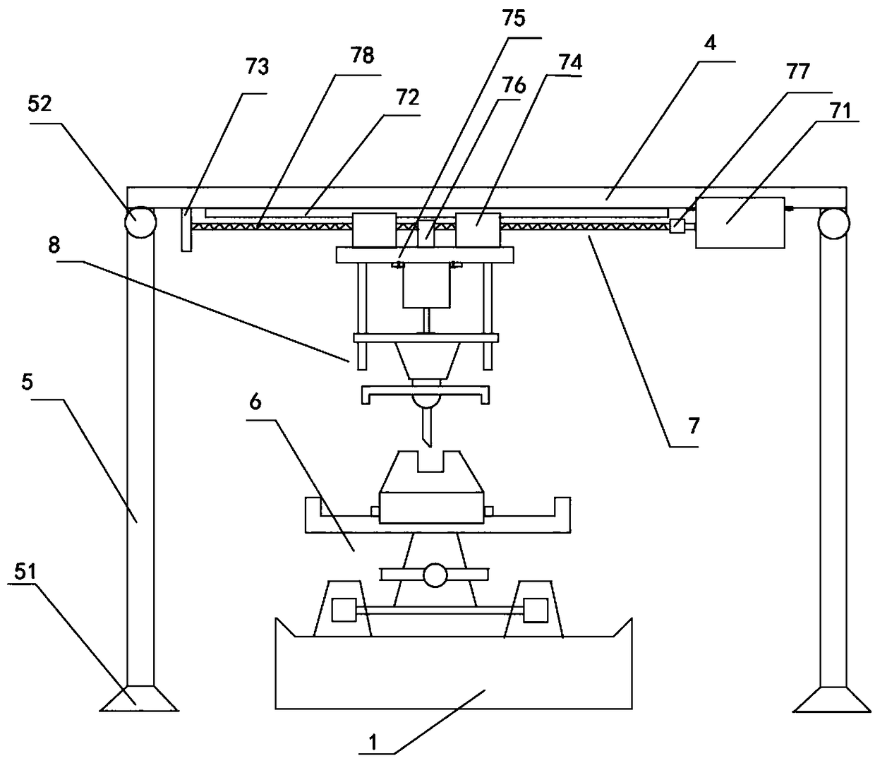 A Lifting Button Scratching Equipment