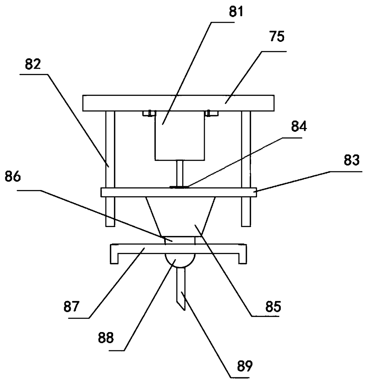 A Lifting Button Scratching Equipment