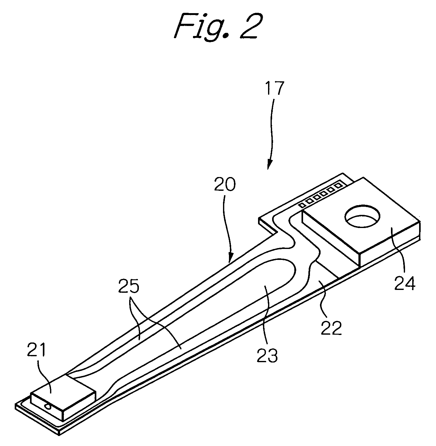 Thin-film magnetic head with heating element and heatsink