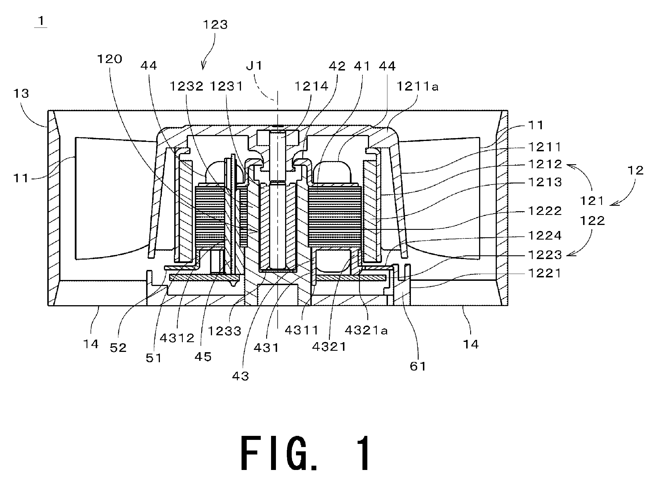 Motor and fan apparatus having the motor