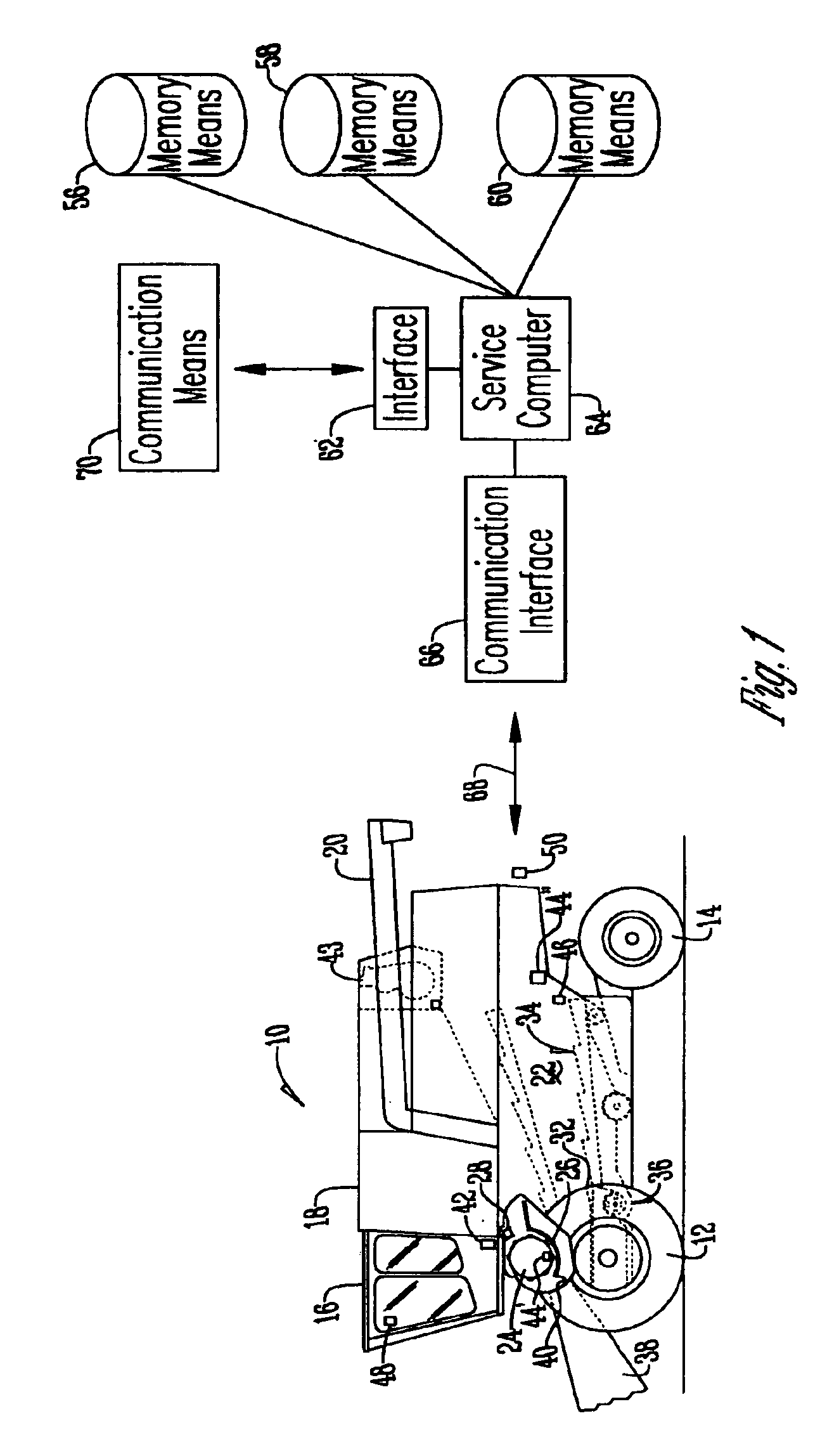 Method of monitoring equipment of an agricultural machine