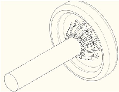 Integral forging near net shaping process for triple gear block, and prepared gear shaft