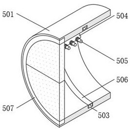 High-adaptability cable paint spraying device