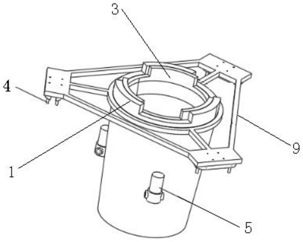 Water mobile garbage collection device and method