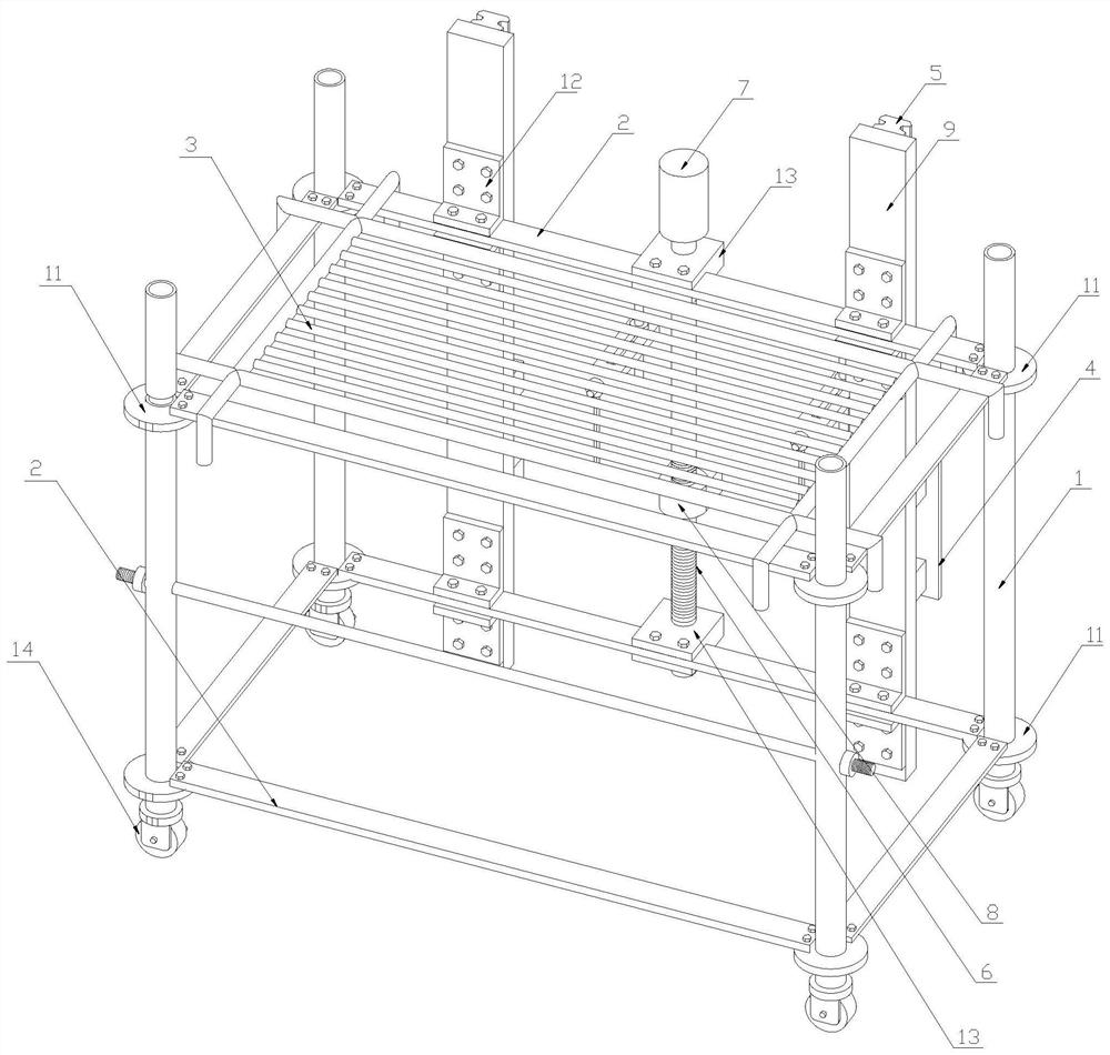 Installation device for fire-fighting engineering construction