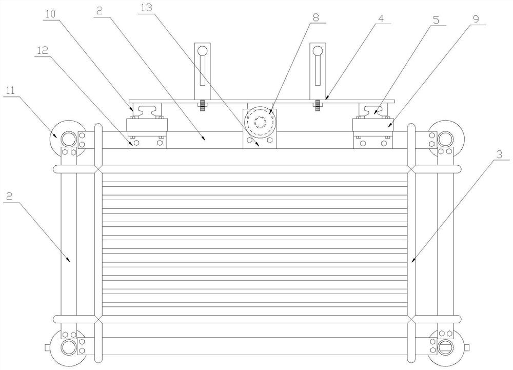 Installation device for fire-fighting engineering construction