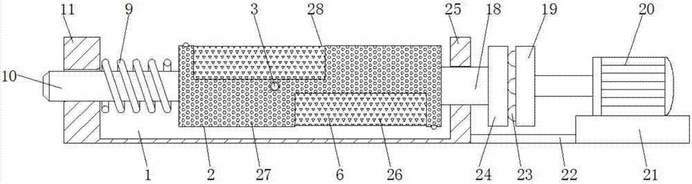 Efficient and quick water-saving cleaning device for electronic elements