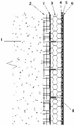 Method for making anticorrosive glass reinforced plastic layer of chimney