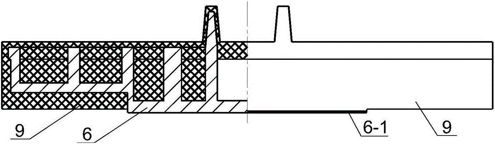 A metal and rubber composite wear-resistant track