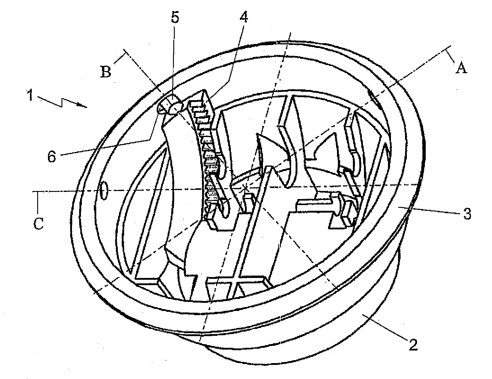 Composition of Particles for Damping Vibrations, Method for Assembling a Mirror Adjustment Mechanism, and Mirror Adjustment Mechanism