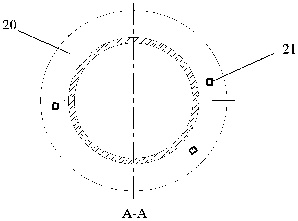 Positioning tool for eccentric boss of gas turbine case