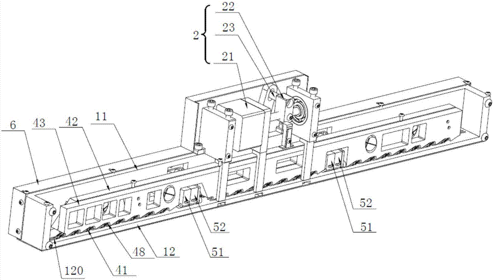 Puncture type automatic material taking mechanism