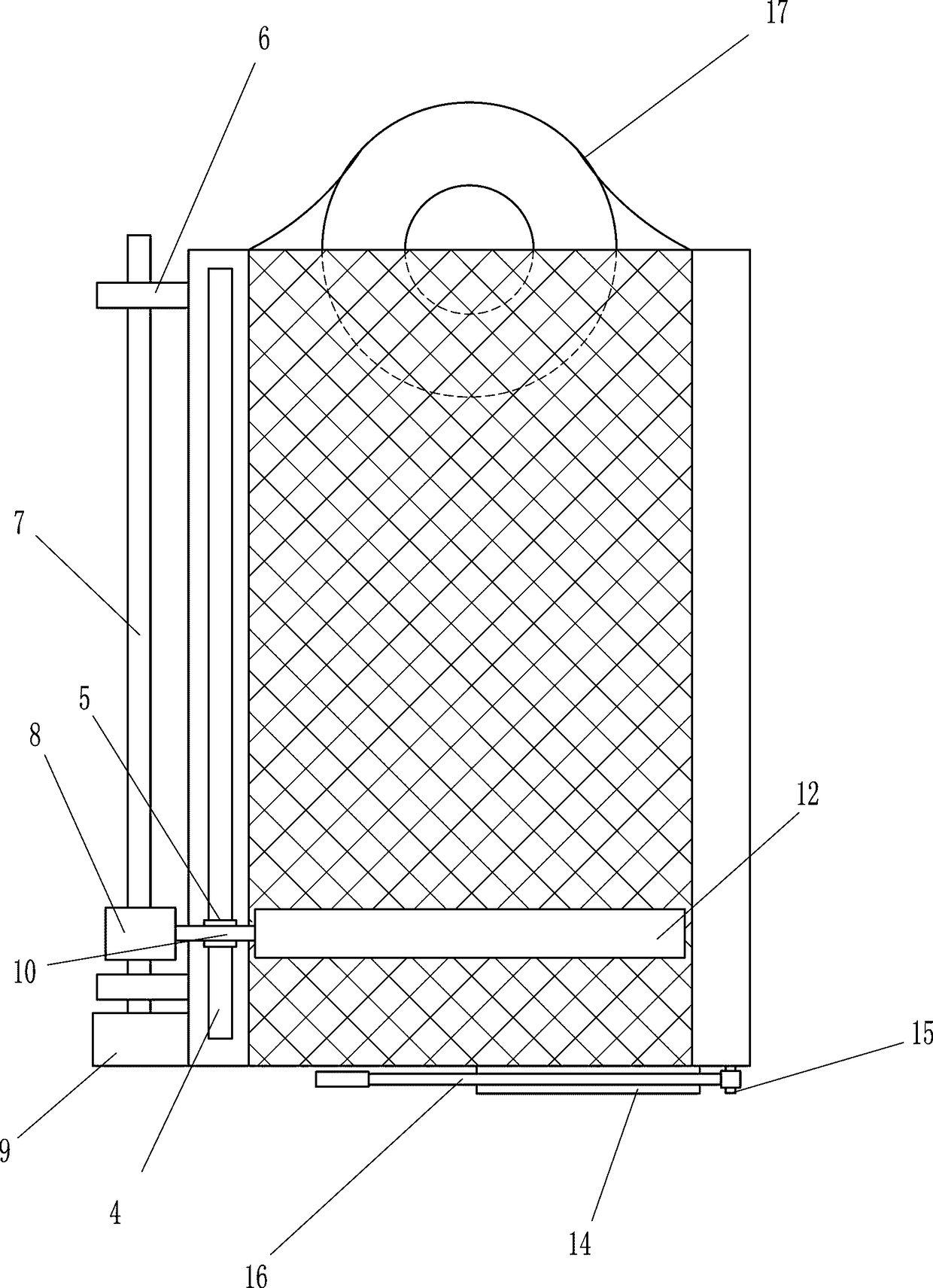 Agricultural garlic collecting and packing device