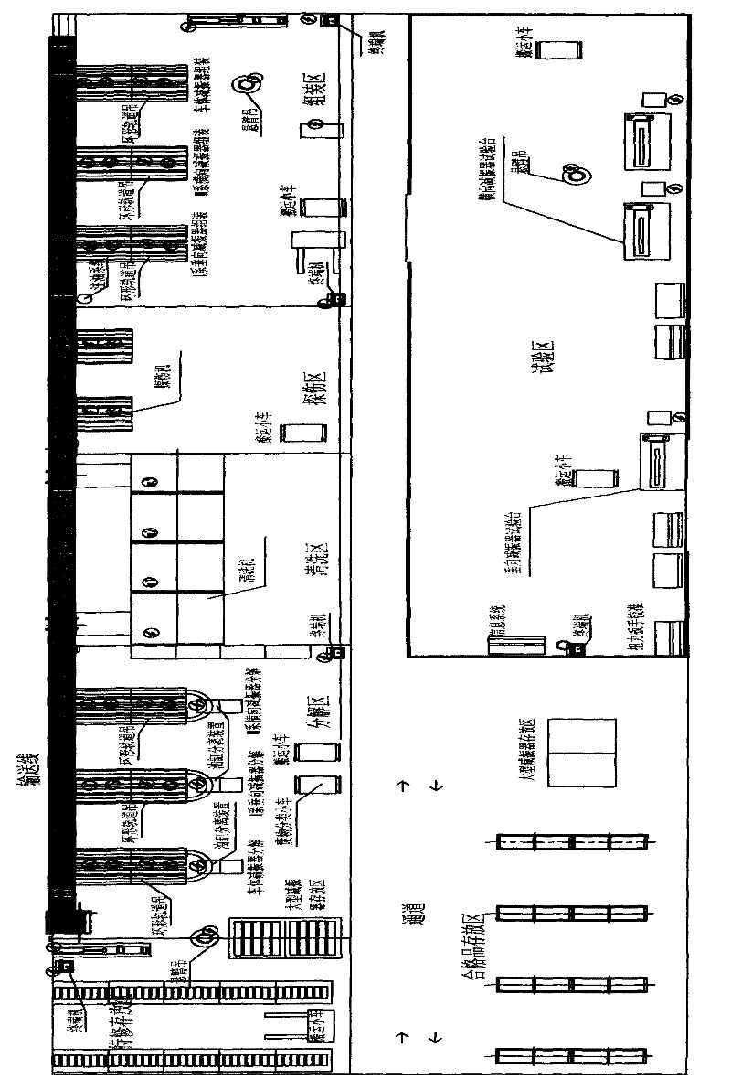 Automatic overhauling line and overhauling method of oil pressure vibration absorber