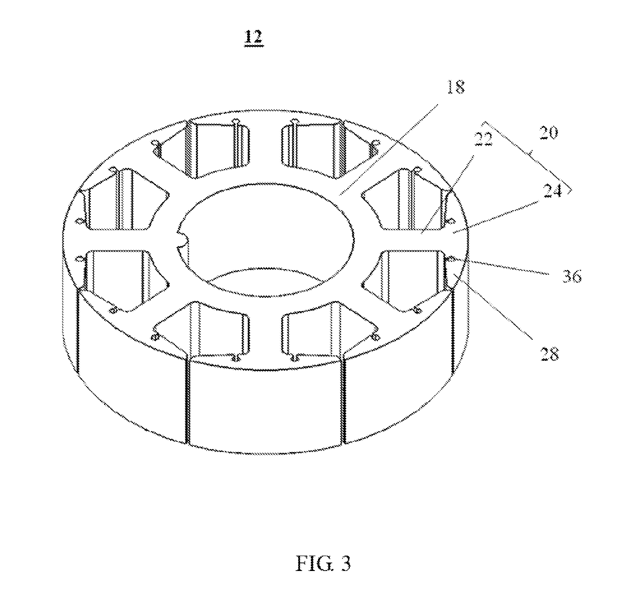 Single-phase outer-rotor motor and stator thereof