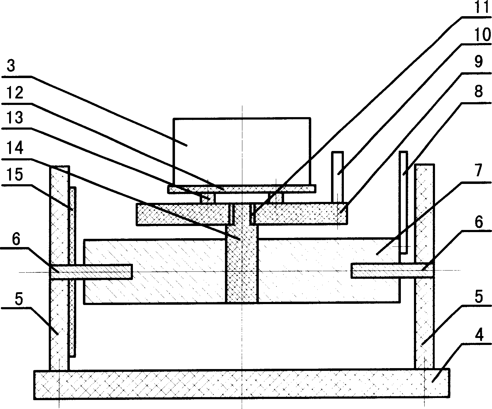 Eductional geomagnetic field measurement experimental apparatus