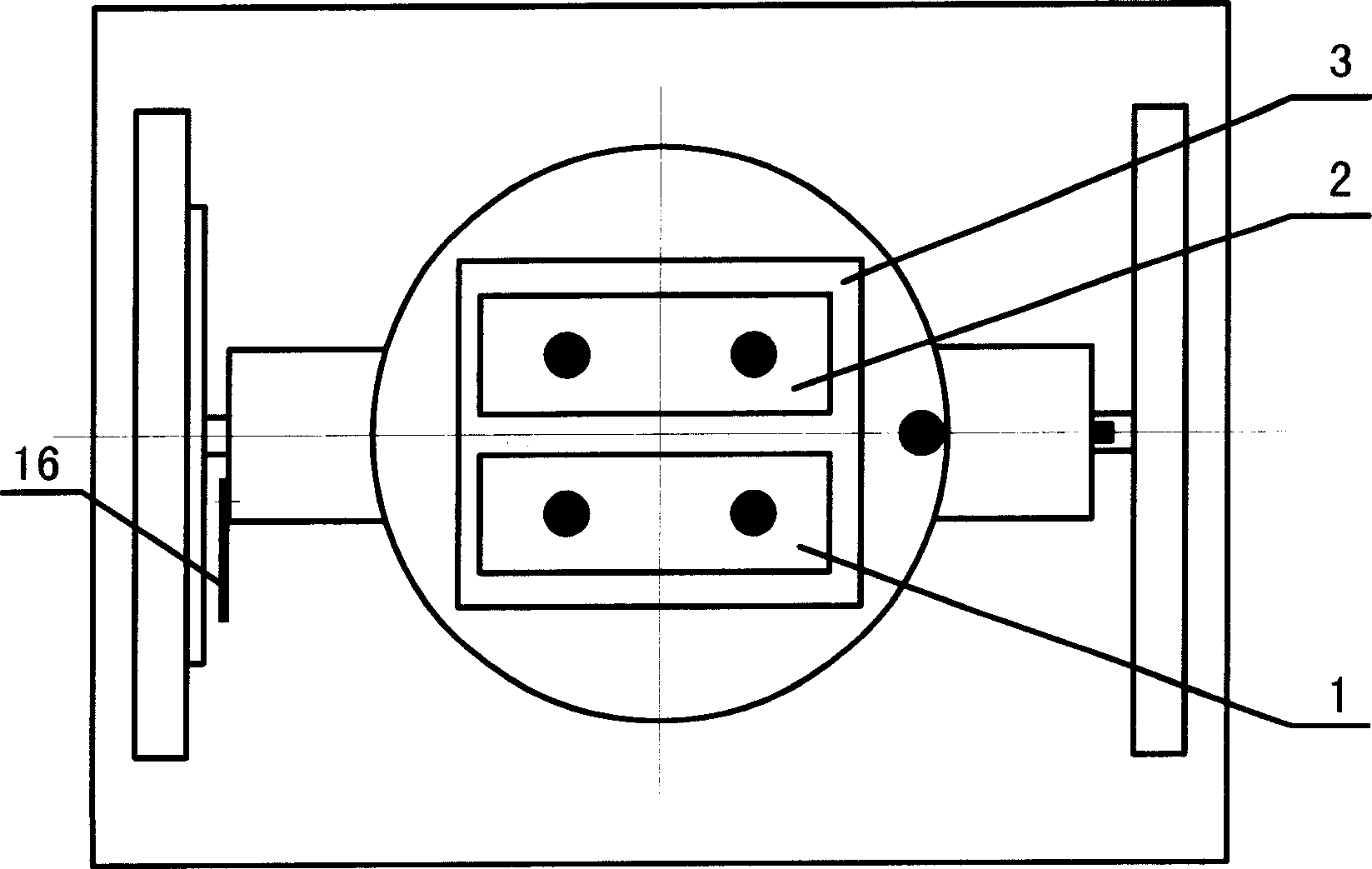 Eductional geomagnetic field measurement experimental apparatus