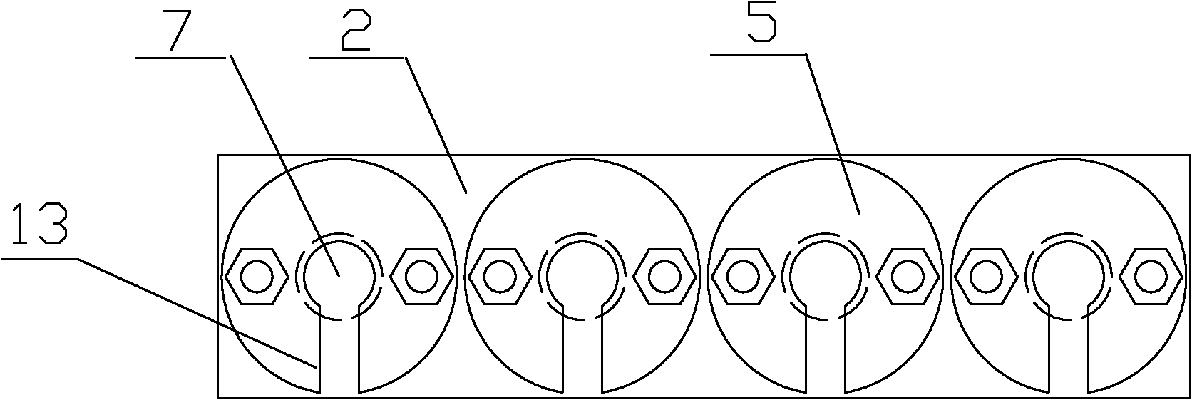 Tightening device communicated with multiple osmometers