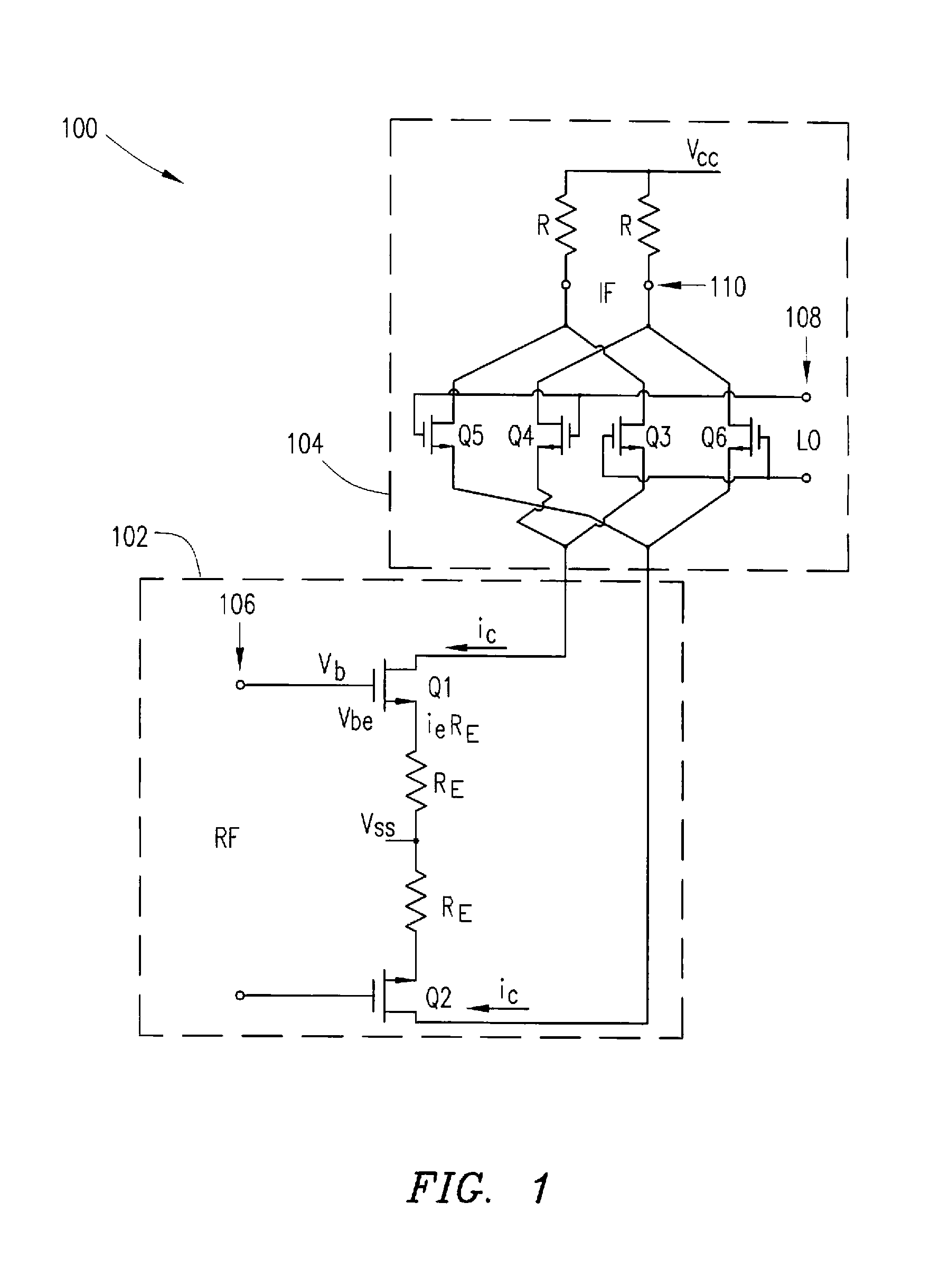 Linearity improvement of Gilbert mixers