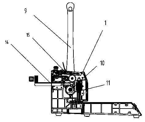 Double-blade punching bookbinding machine