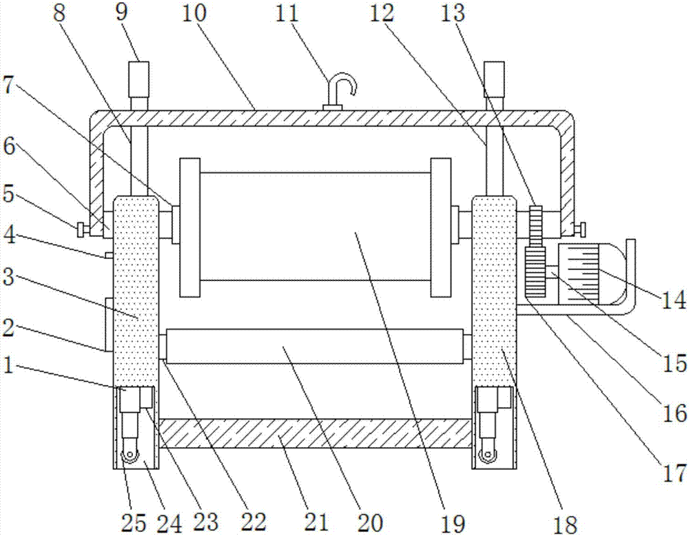 Portable movable cable reel