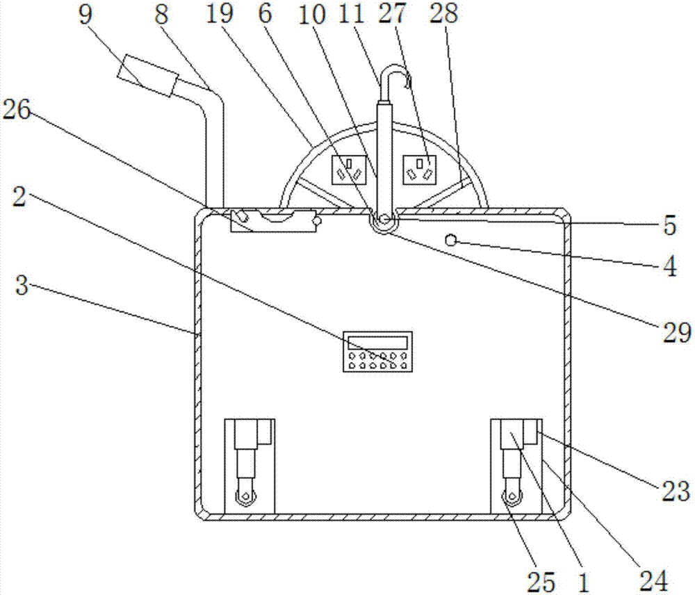 Portable movable cable reel