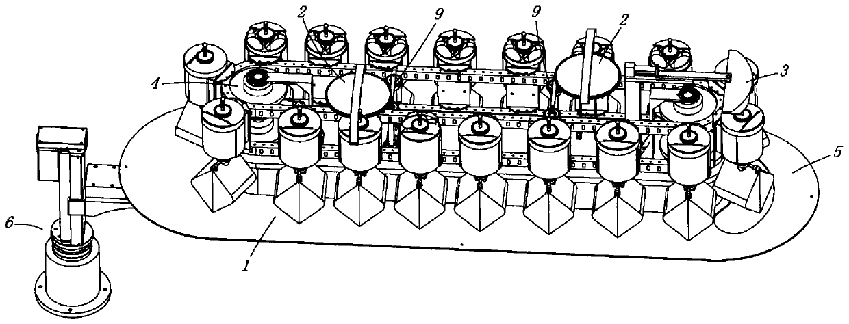 Seasoning adding full-automatic robot