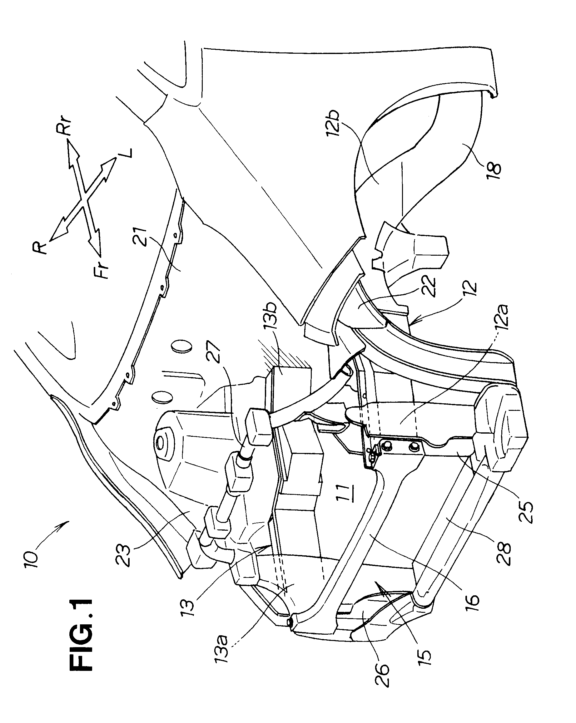 Vehicle body frame