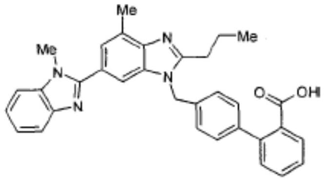 A kind of telmisartan tablet and preparation method thereof