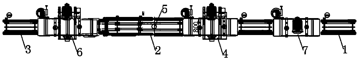 A carbon fiber electric heating ceramic tile groove throwing equipment