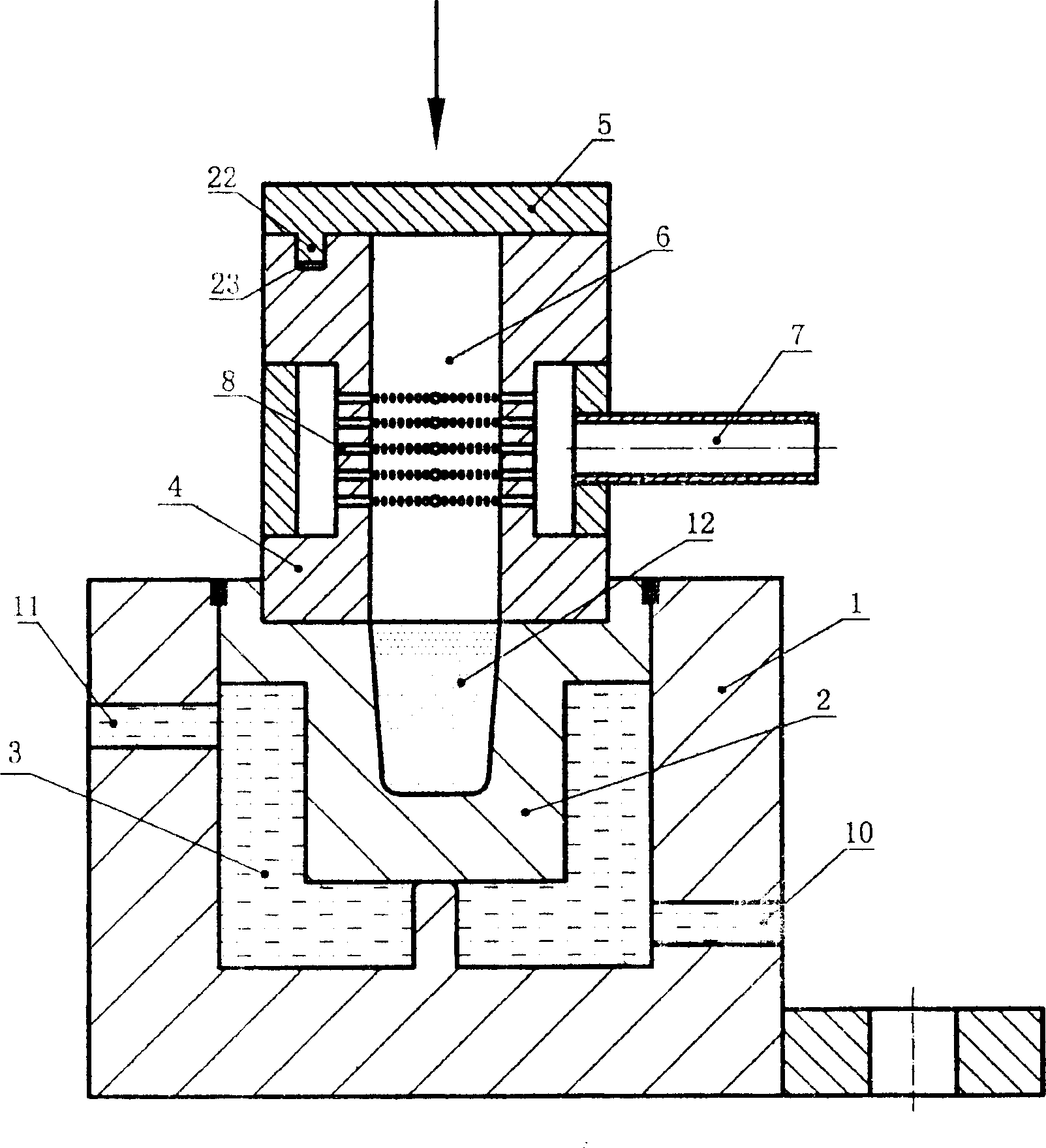 Laser smelting furnace with water cooled copper mould and method for smelting ingot