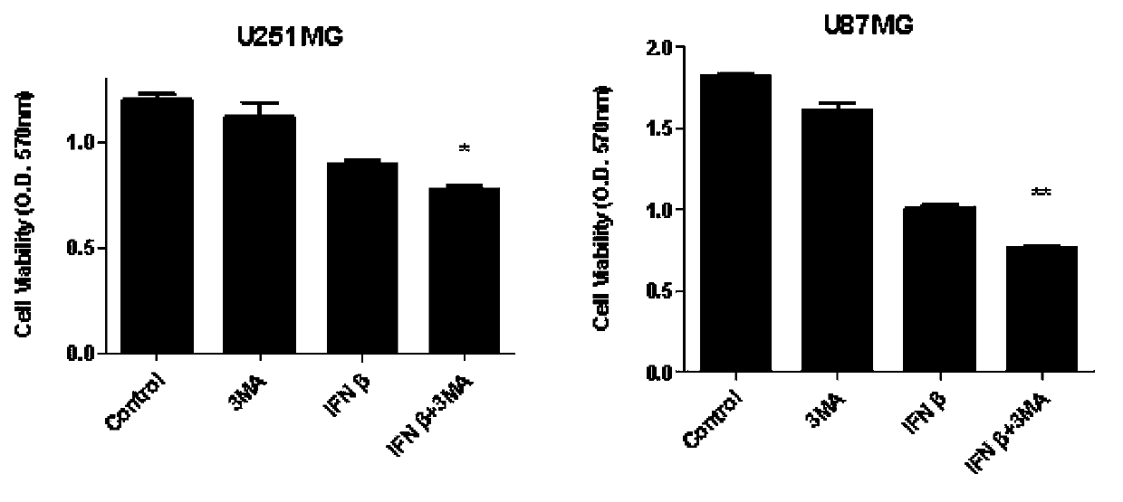 Synergic pharmaceutical composition treating tumors