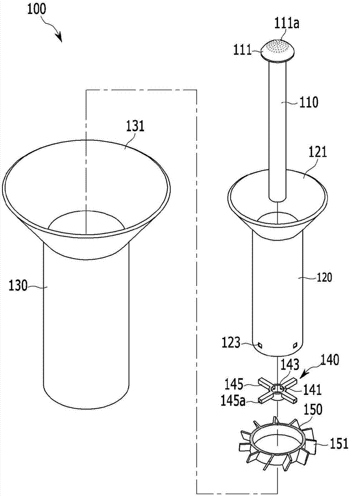 Air umbrella device