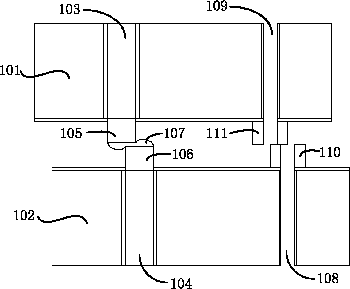 TSV (through silicon via) chip bonding structure