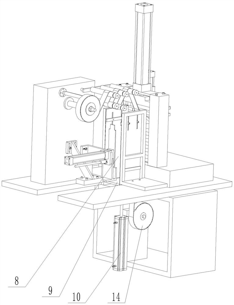 Packing box strapping machine