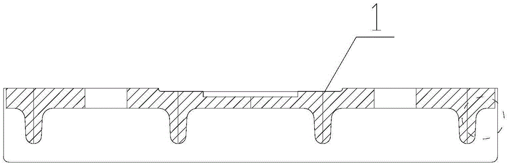 Manufacturing method of T-type sliding groove base plate