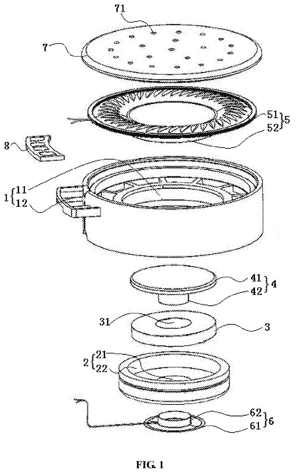 Single-magnet double-tone-circuit coaxial loudspeaker