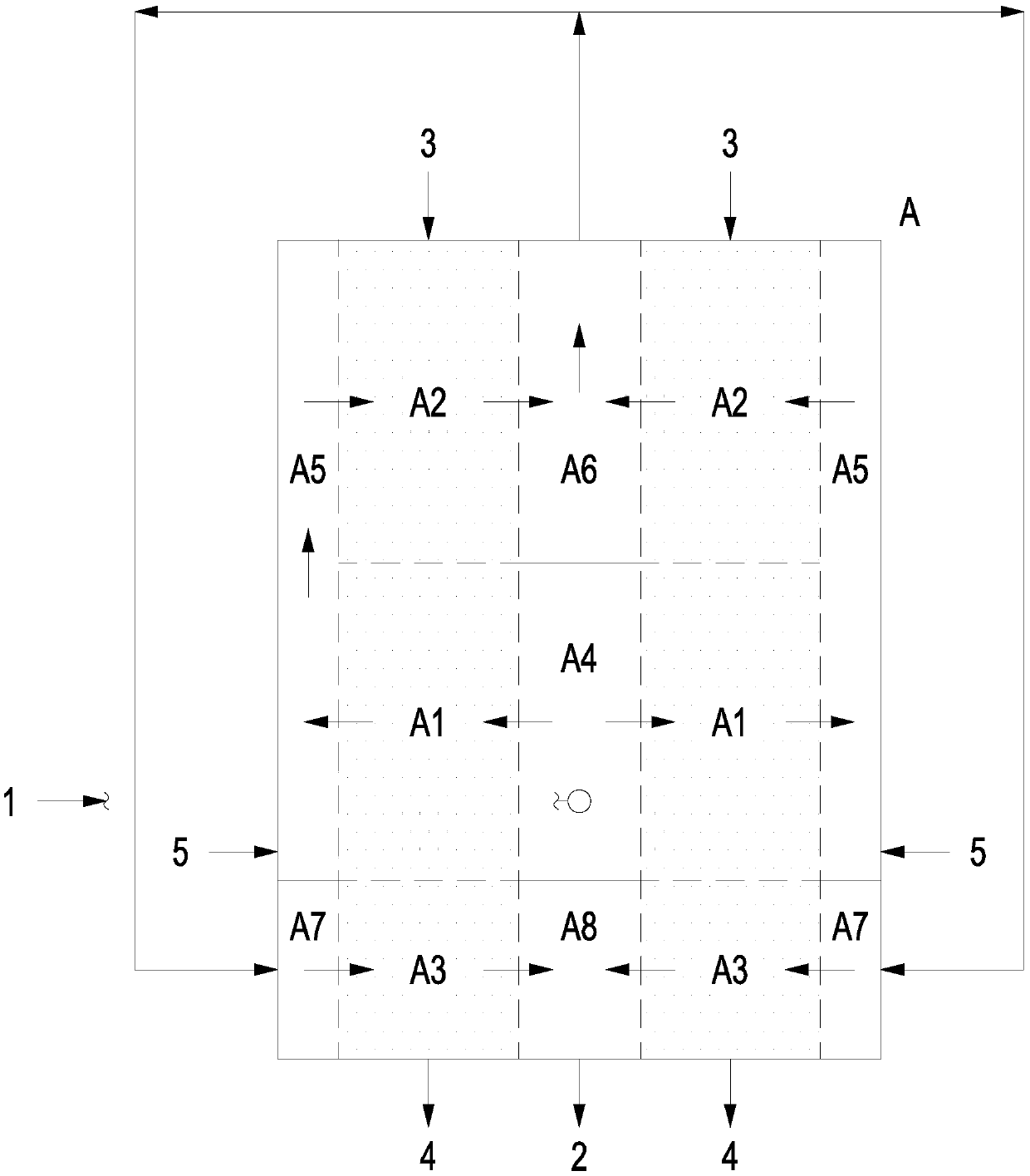 Active coke adsorption tower and method for adsorbing and purifying flue gas by active coke