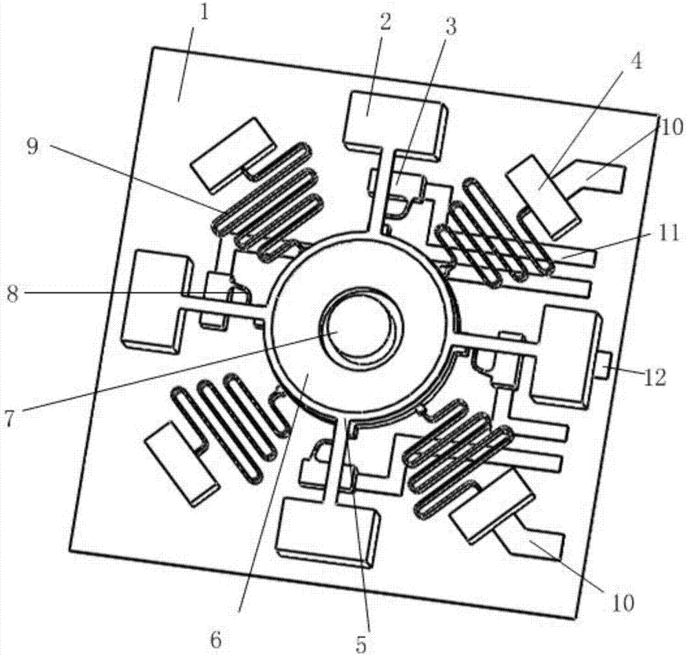 MEMS universal inertia switch capable of identifying load orientation interval