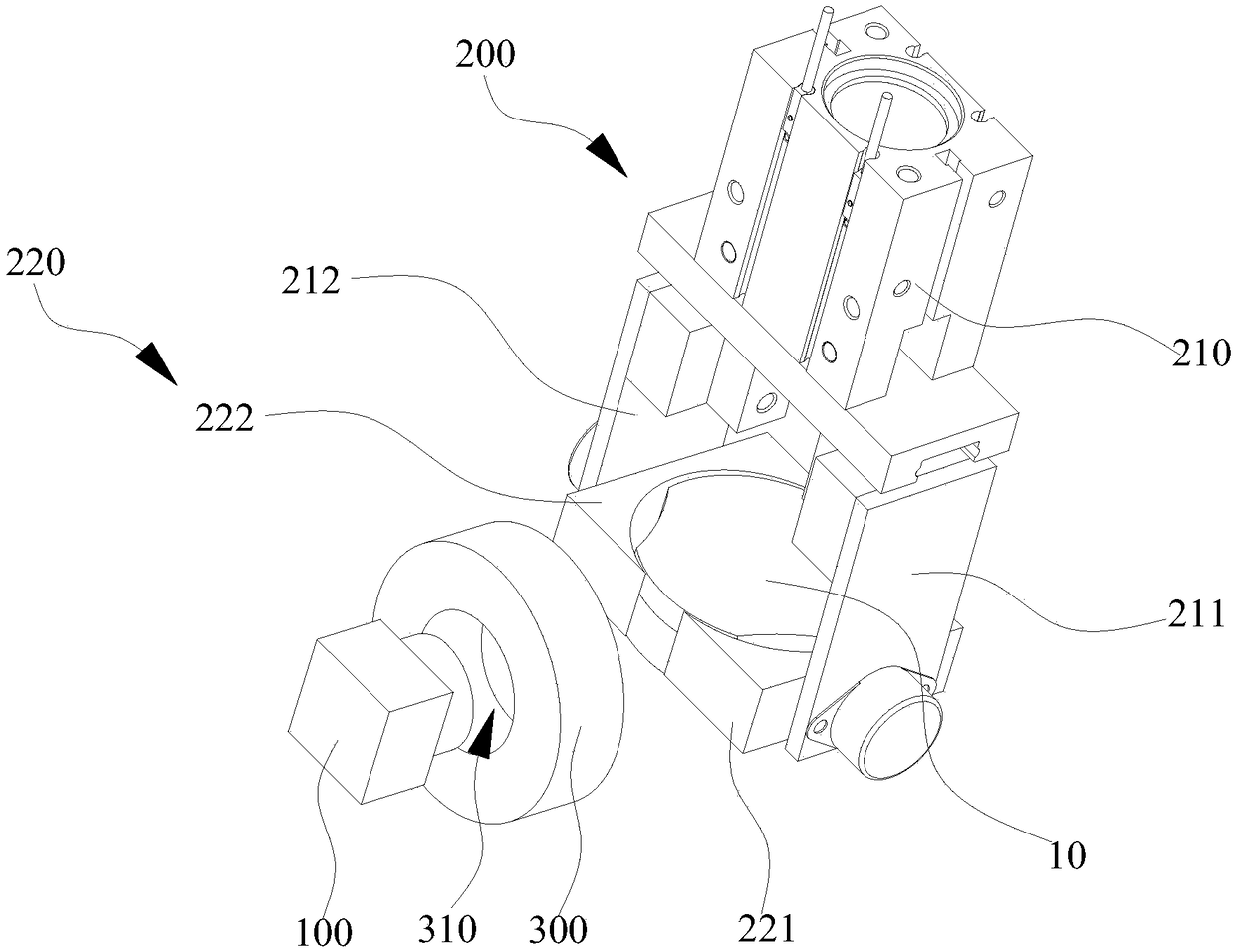 Sponge part adjusting assembly, sponge part adjusting method and sponge part transporting system