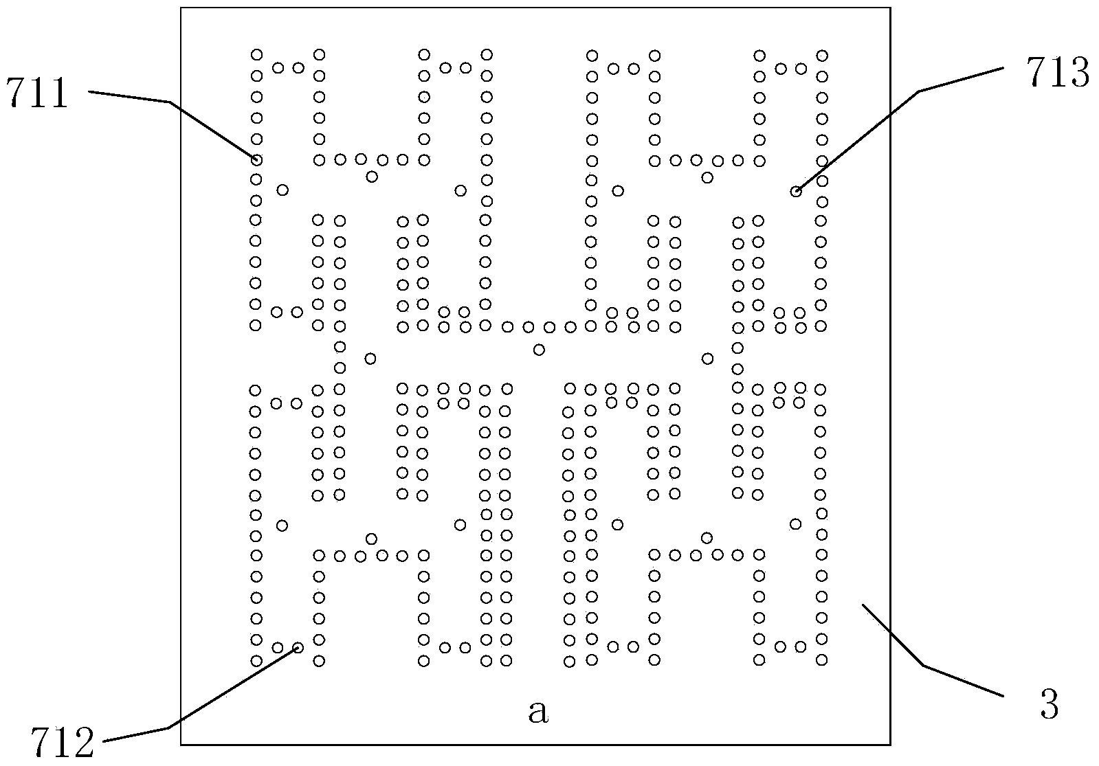 Broadband flat plate array antenna