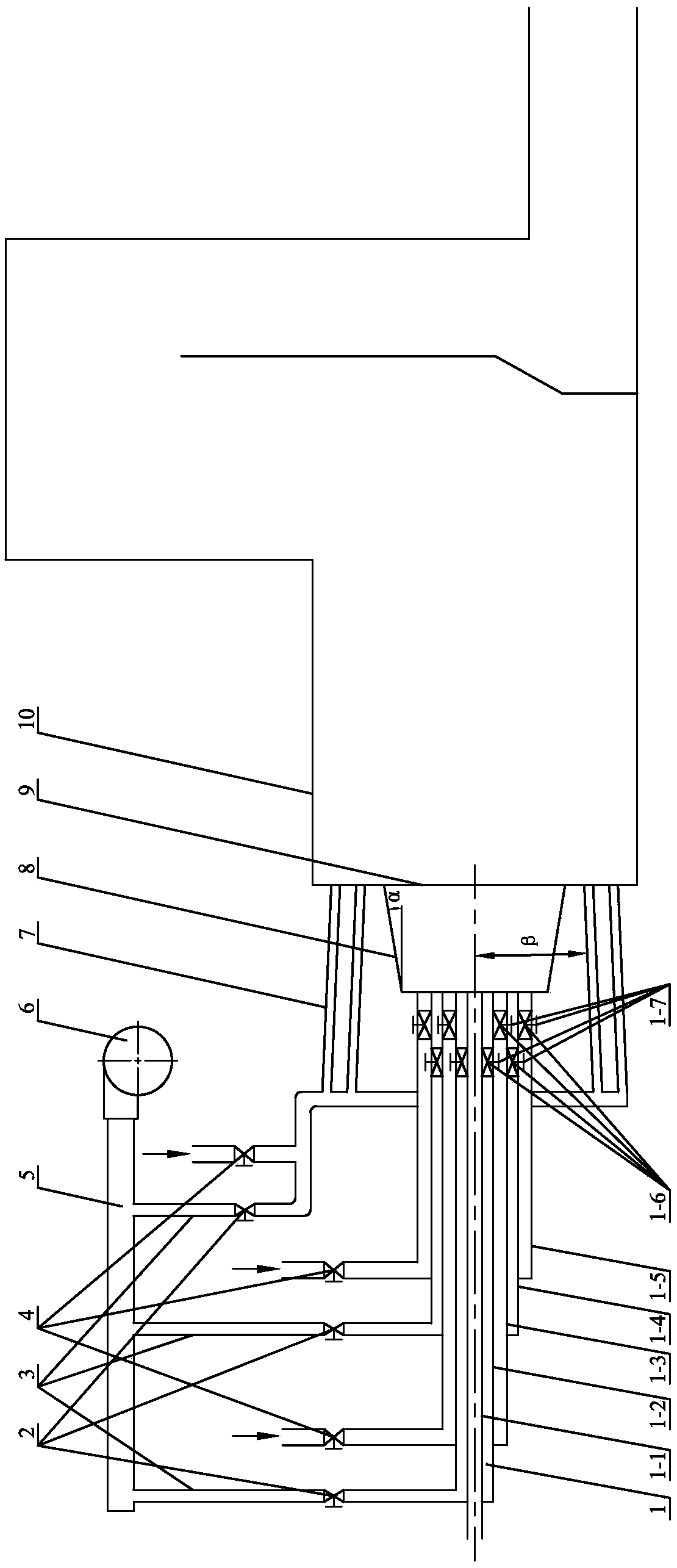 Cyclone pulverized coal combustion device adopting smoke recirculation device and pre-combustion chamber