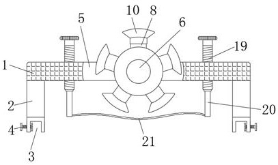 Auxiliary abdominal massage device for digestive treatment in pediatric internal medicine