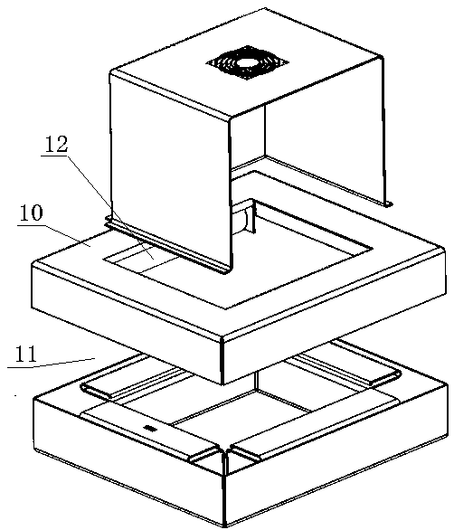 Automatic bag feeding device of intelligent garbage can