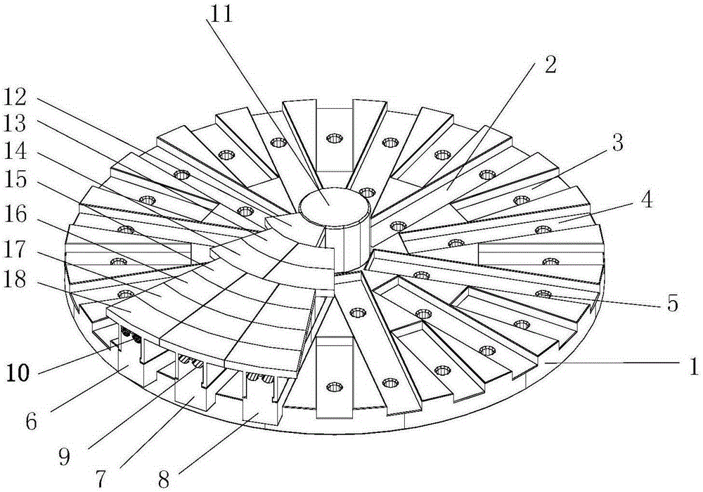 Geotechnical engineering triaxial compression test micro-friction load force transmission plate