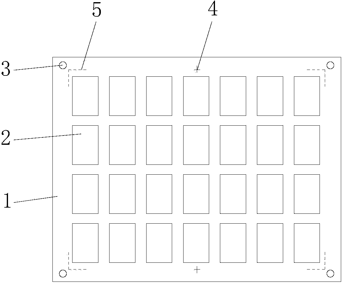 High-precision small-piece collaging system for preparing monolithic integrated capacitive touch screen